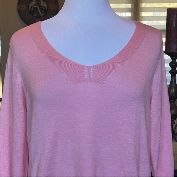 Talbots Lightweight Sweater Women’s Size Large Pink - Picture 2 of 14